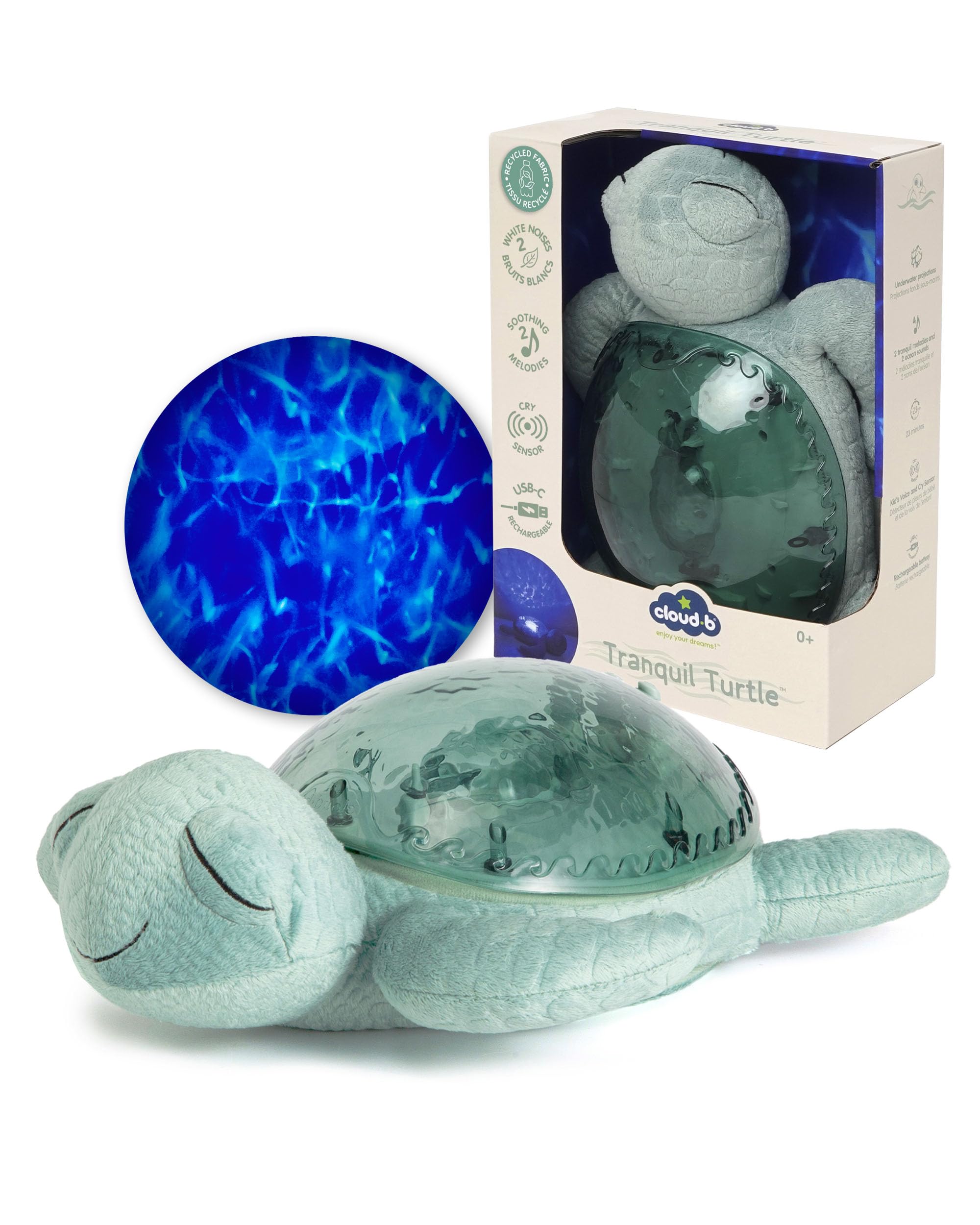 Amazon.com: Cloud b Ocean Projector Nightlight with 2 White Noises